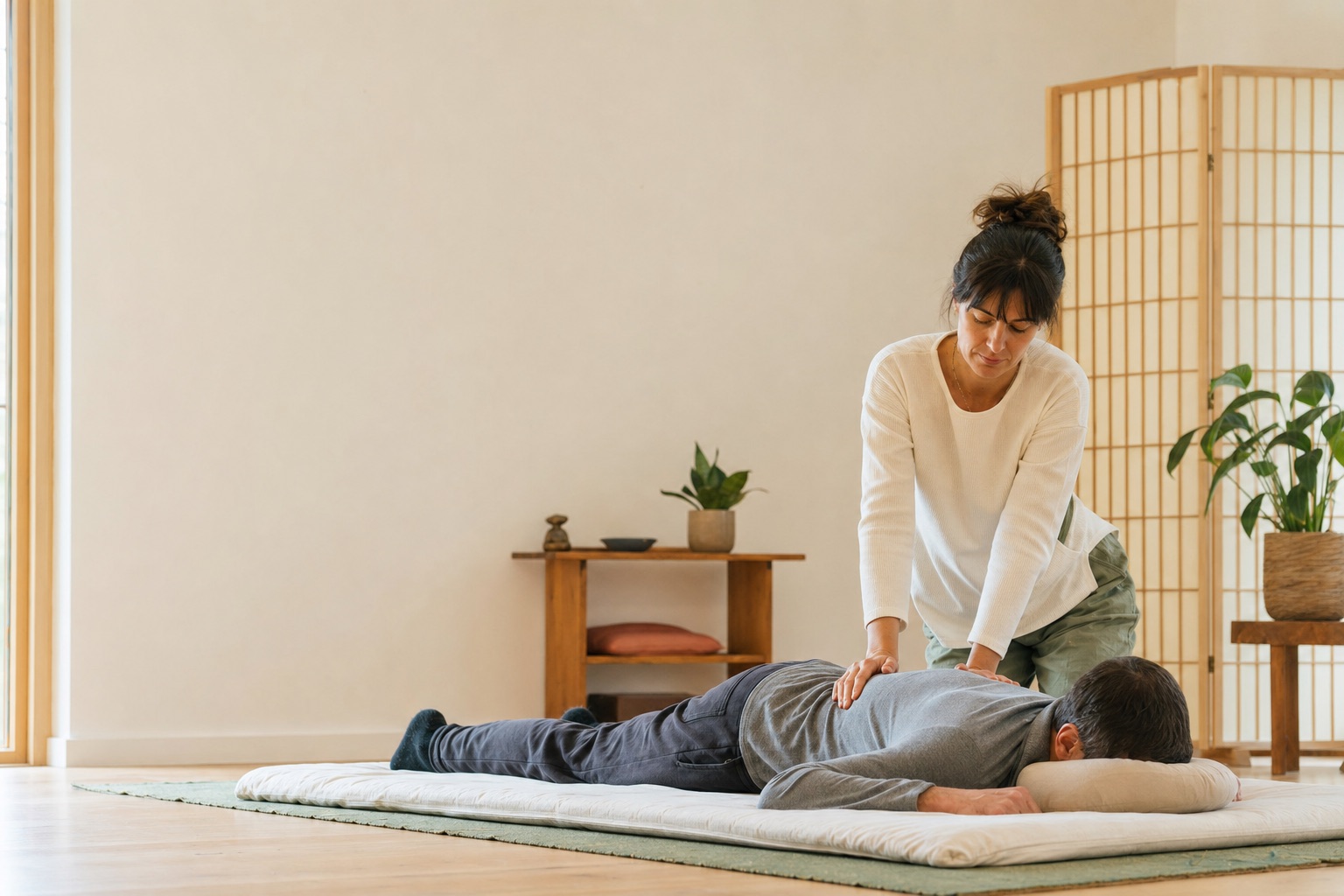 Séance de Shiatsu pour réduire le stress professionnel près de Noyon